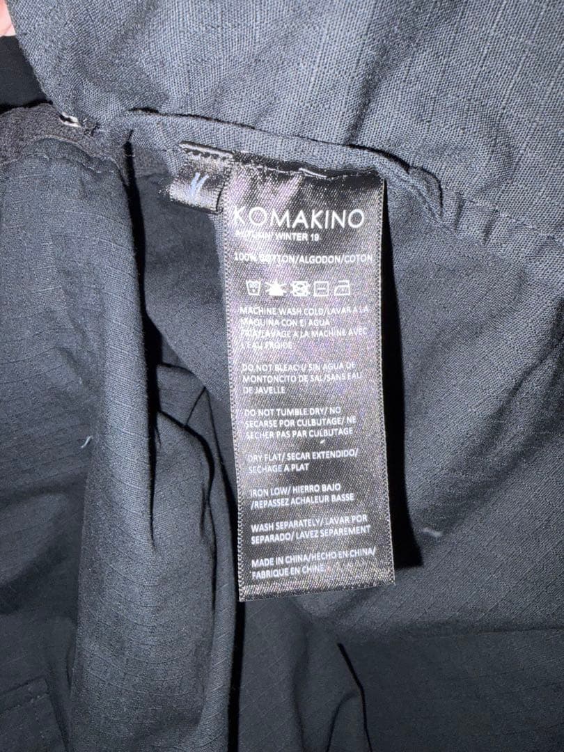 KOMAKINO ドッキングレイヤードシャツジャケット