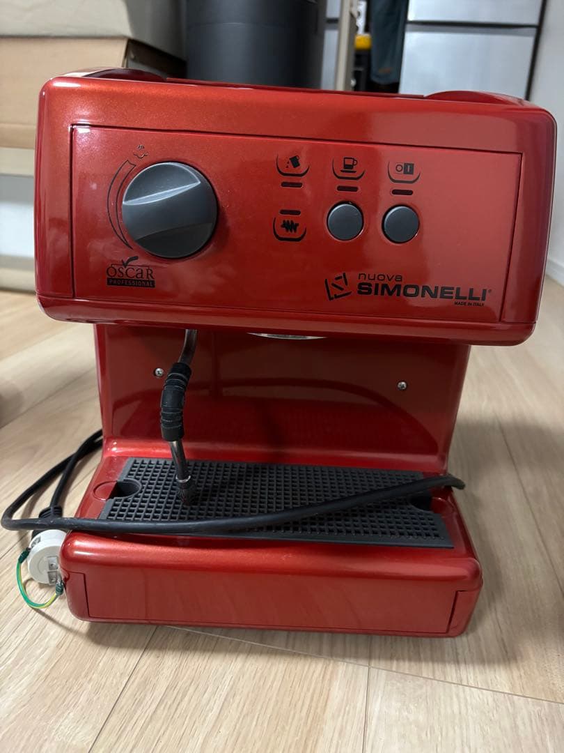 nuova SIMONELLI エスプレッソマシン レッド