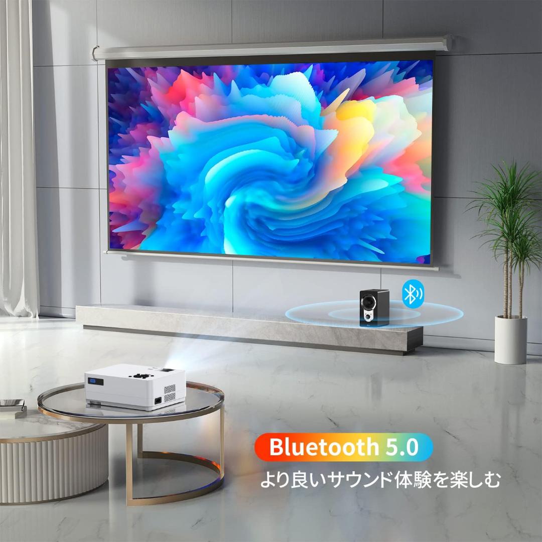 新品　小型家庭用　プロジェクター9000lmフルHD 4K 5G wifi対応