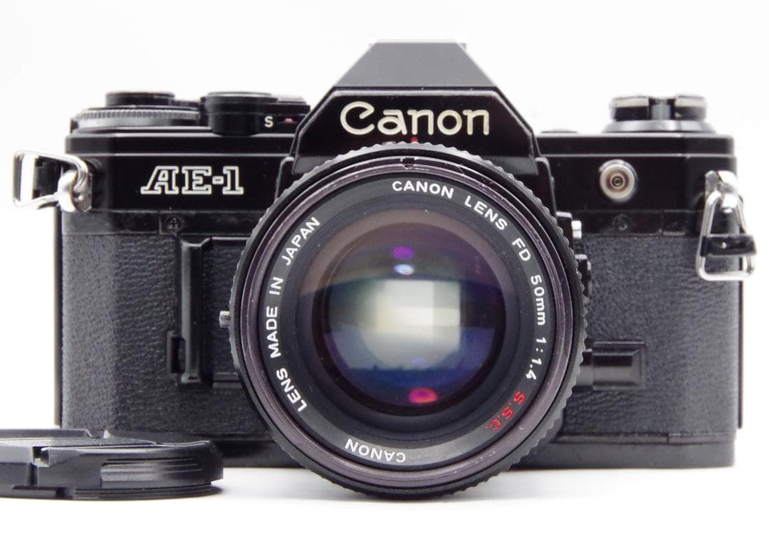 Canon AE-1 ブラック FDレンズ 50mm F1.4 一眼レフカメラ