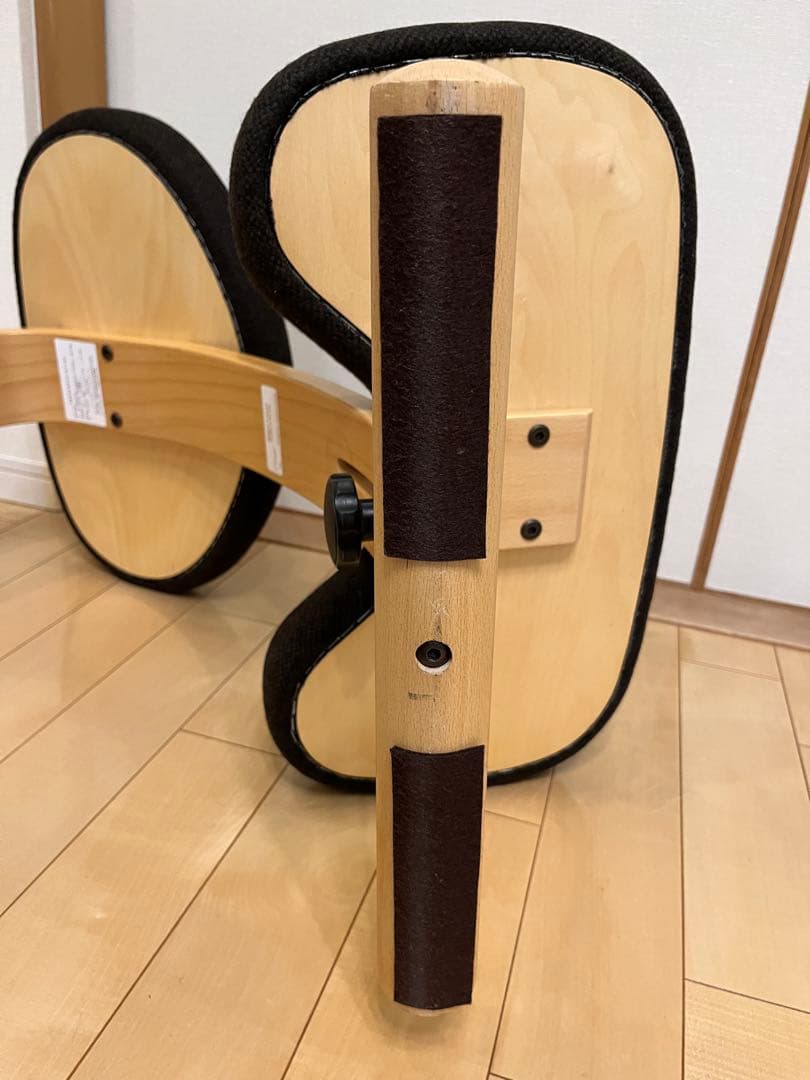 【カバー付き】Rybo リボ社 バランスイージー チェア 姿勢矯正椅子 ブラウン