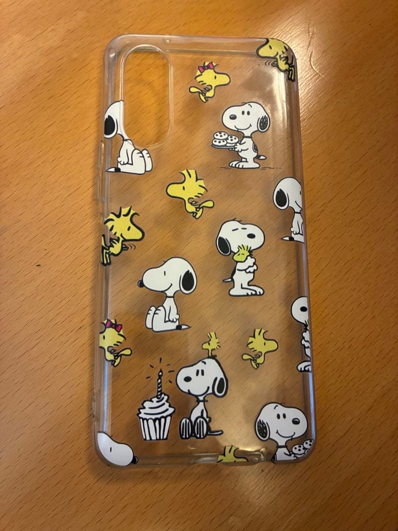 arrows スマートフォン 本体 ネイビー スヌーピーケース付き