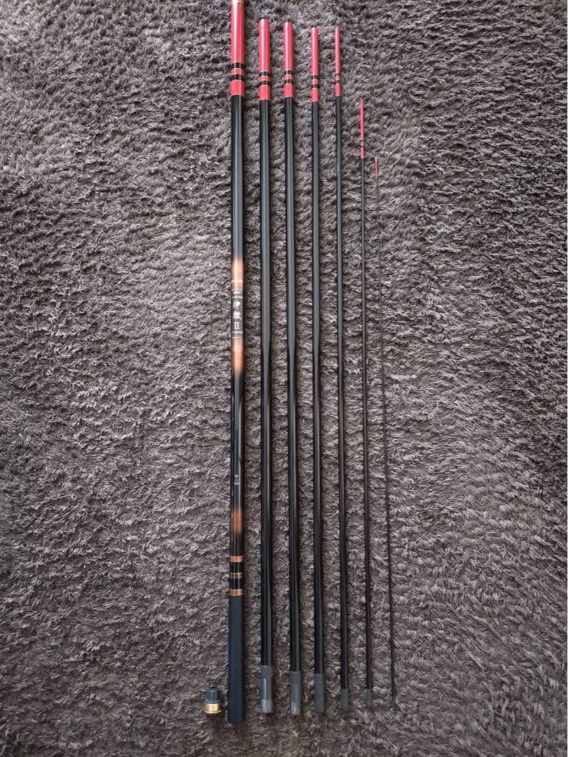 がま鮎 マルチフレックス 伸徹II 81→71 中古美品