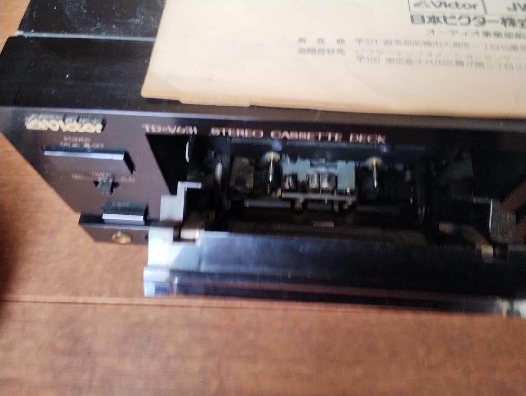 TD-V631ビクターステレオカセットデッキ