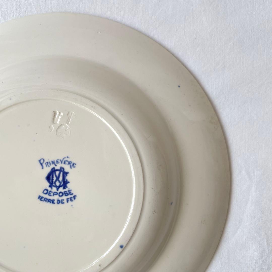 フランス アンティーク クレイユモントロー Primevre サクラソウ