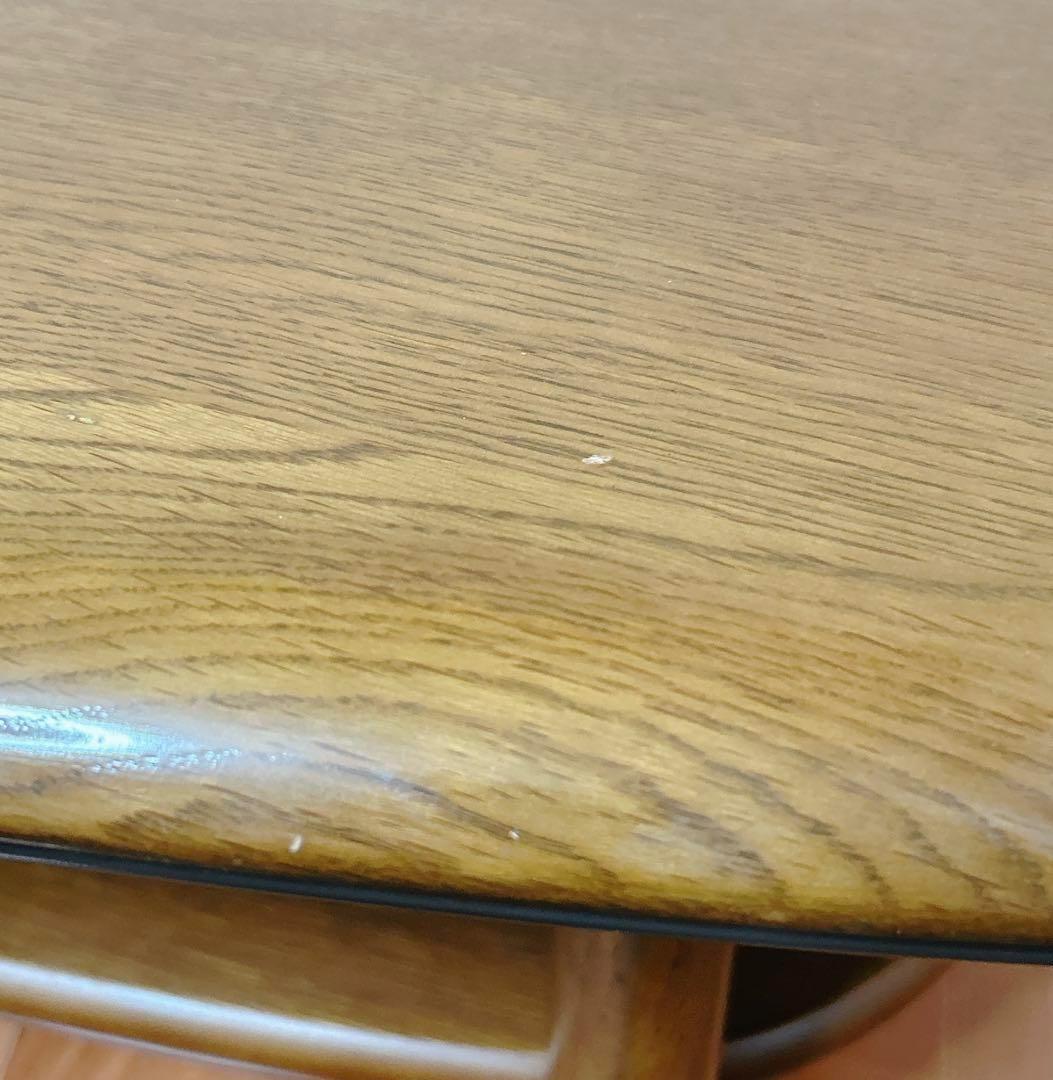 カリモク センターテーブル 楕円形 木製 北欧 ナチュラル カフェ風 高級家具