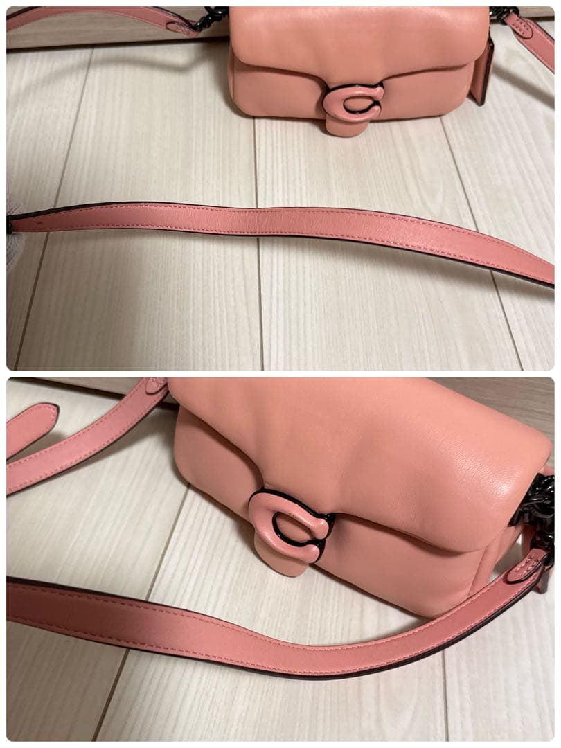 COACH タビー ピロー 2wayショルダーバッグ ハンドバッグ ピンク