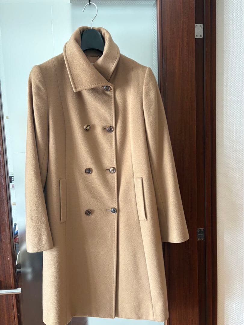 自由区　38 ロロピアーナカシミア100 コート　M