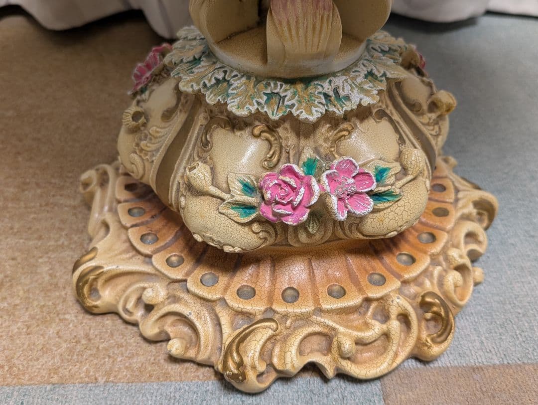 天使テーブル　ロココ調 　　サイドテーブル　コンソール