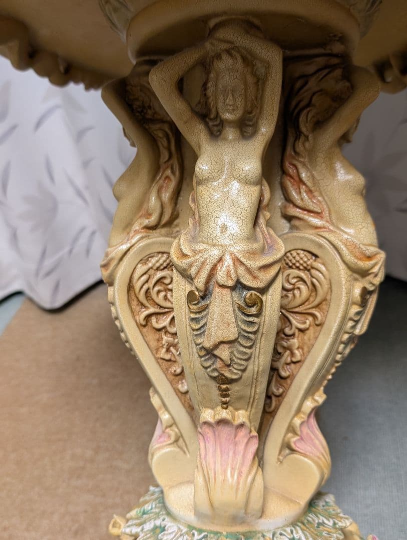 天使テーブル　ロココ調 　　サイドテーブル　コンソール