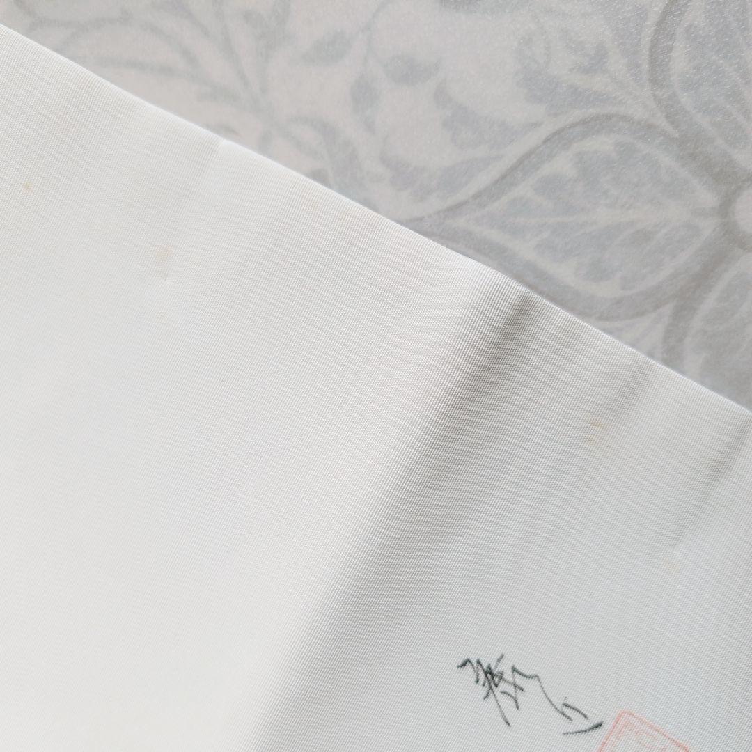 小紋　フルセット　着物　青緑　桜　着物美品　F5