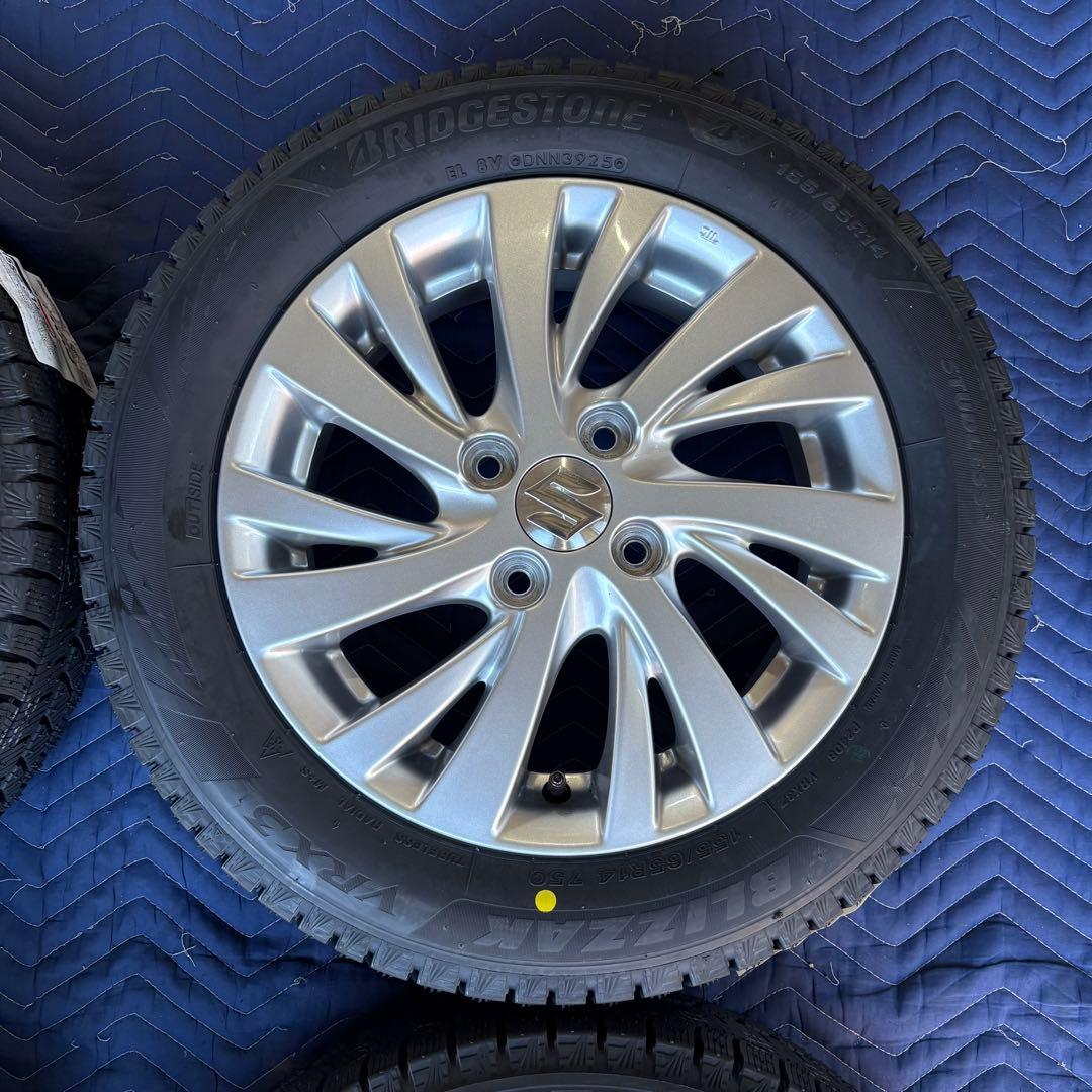 ☆ 新品スタッドレス ☆ スズキ スペーシア ワゴンR 155/65R14