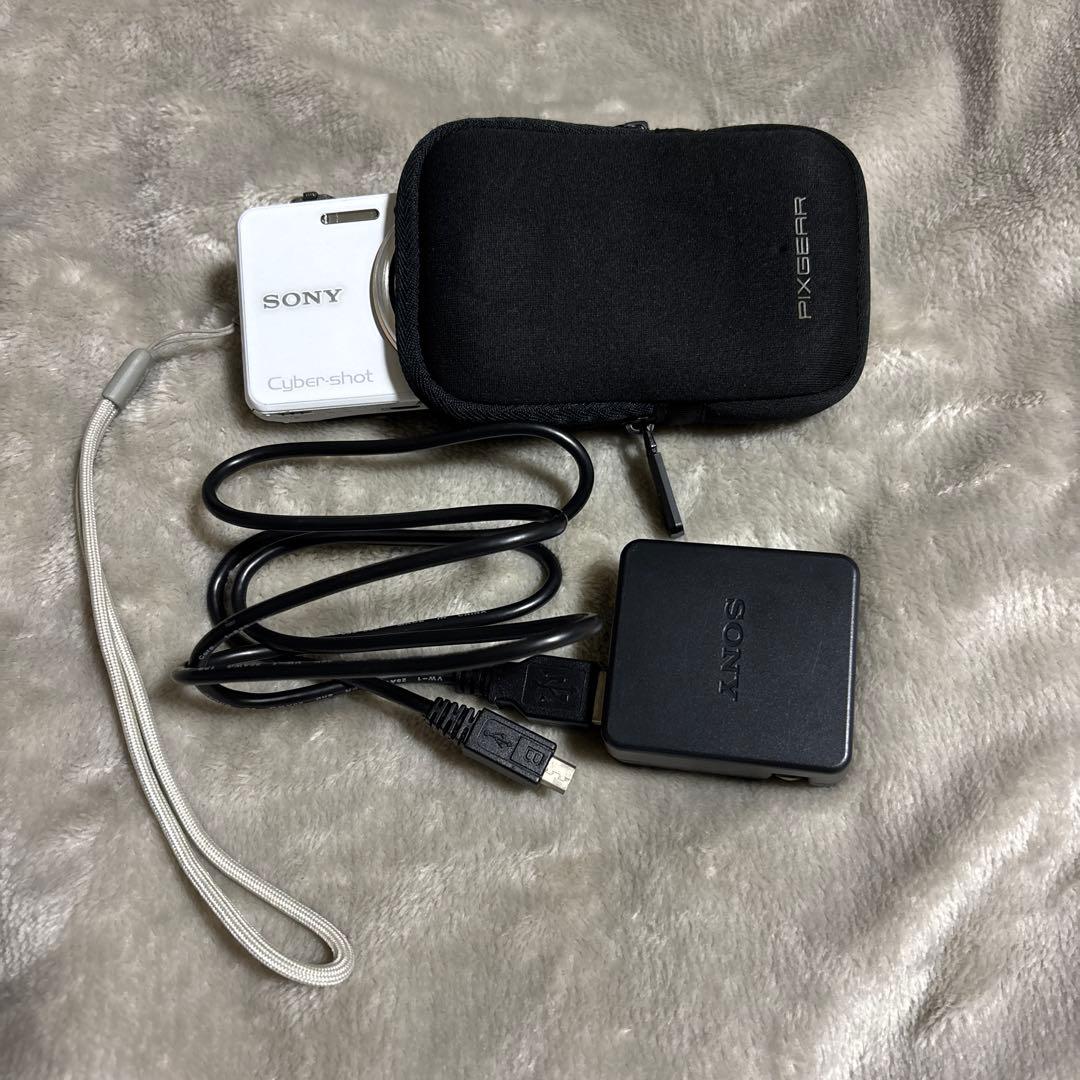 SONY Cyber-shot ホワイト 10倍ズーム　DSC-WX100