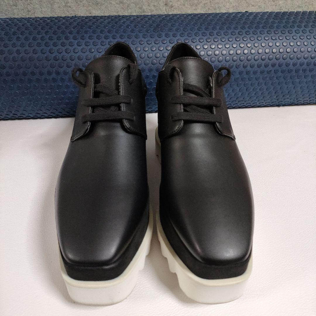 エメラルド号　箱袋カード有り　36サイズステラマッカートニー厚底エリス黒