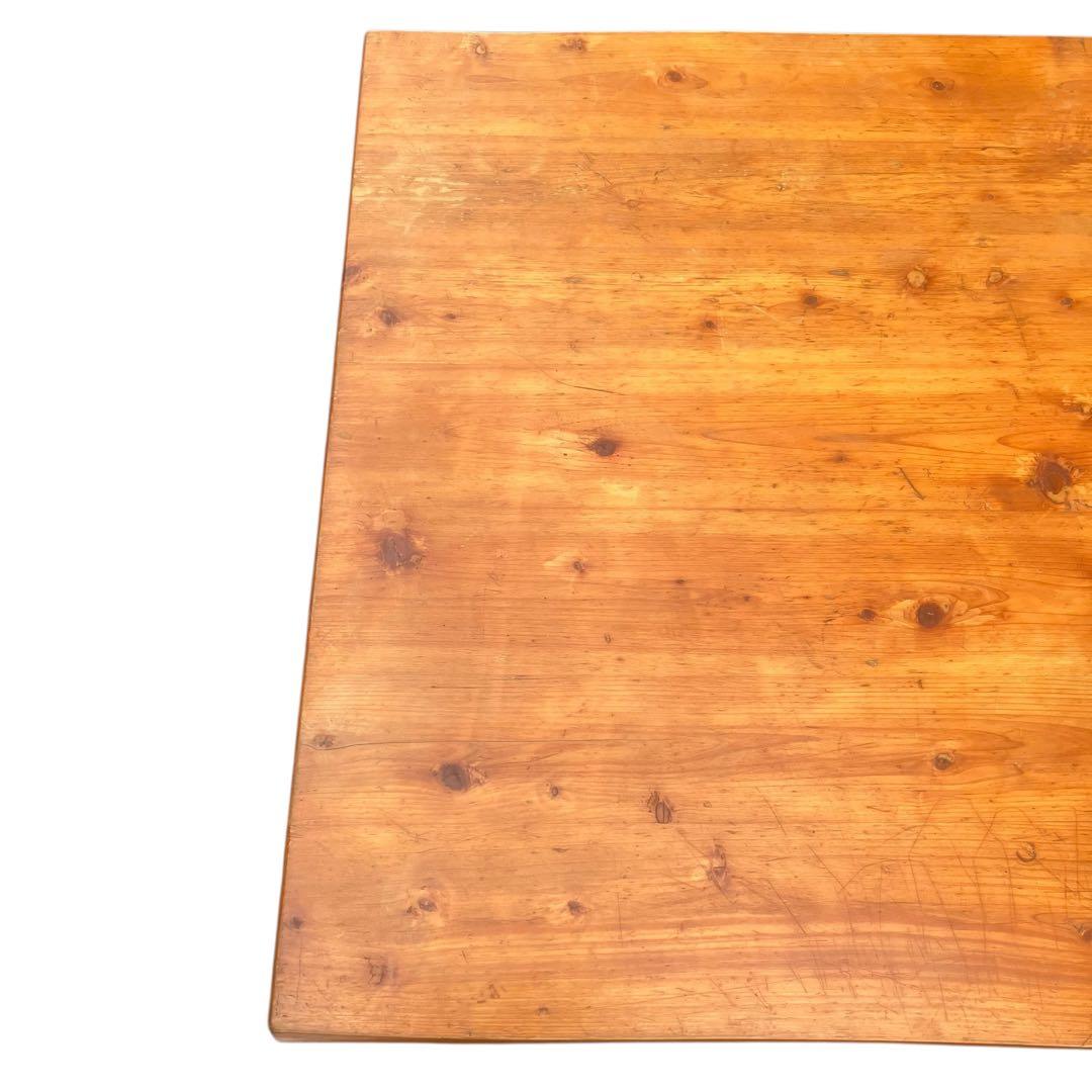 【アンティーク】欅の一枚板テーブル 小振りのカフェテーブル　センターテーブル