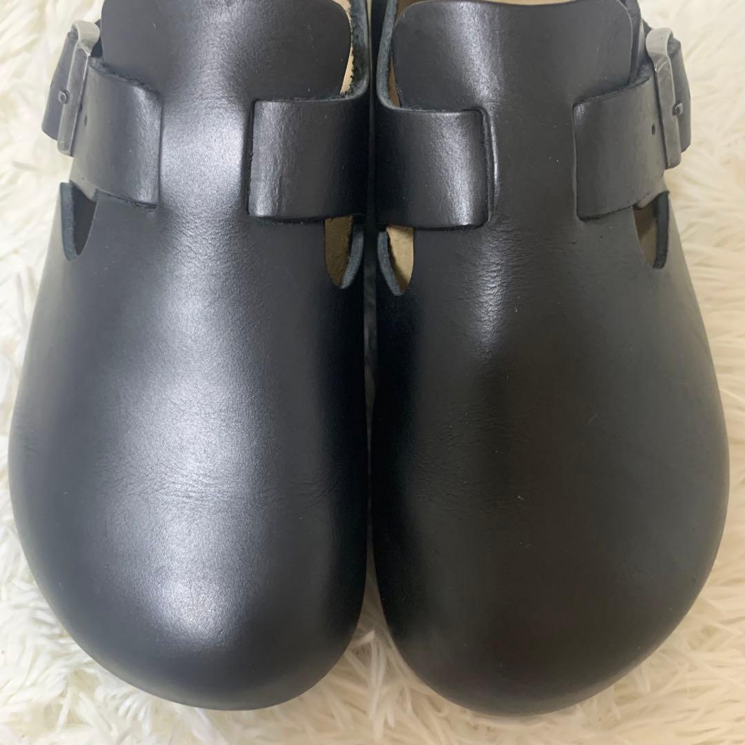 ビルケンシュトック　ロンドン　サボ　レザー　コンフォート　22.5cm 黒