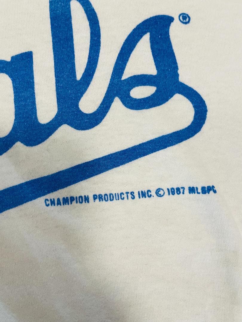 80s MLB ロイヤルズ ベースボールTシャツ　Champion USA製