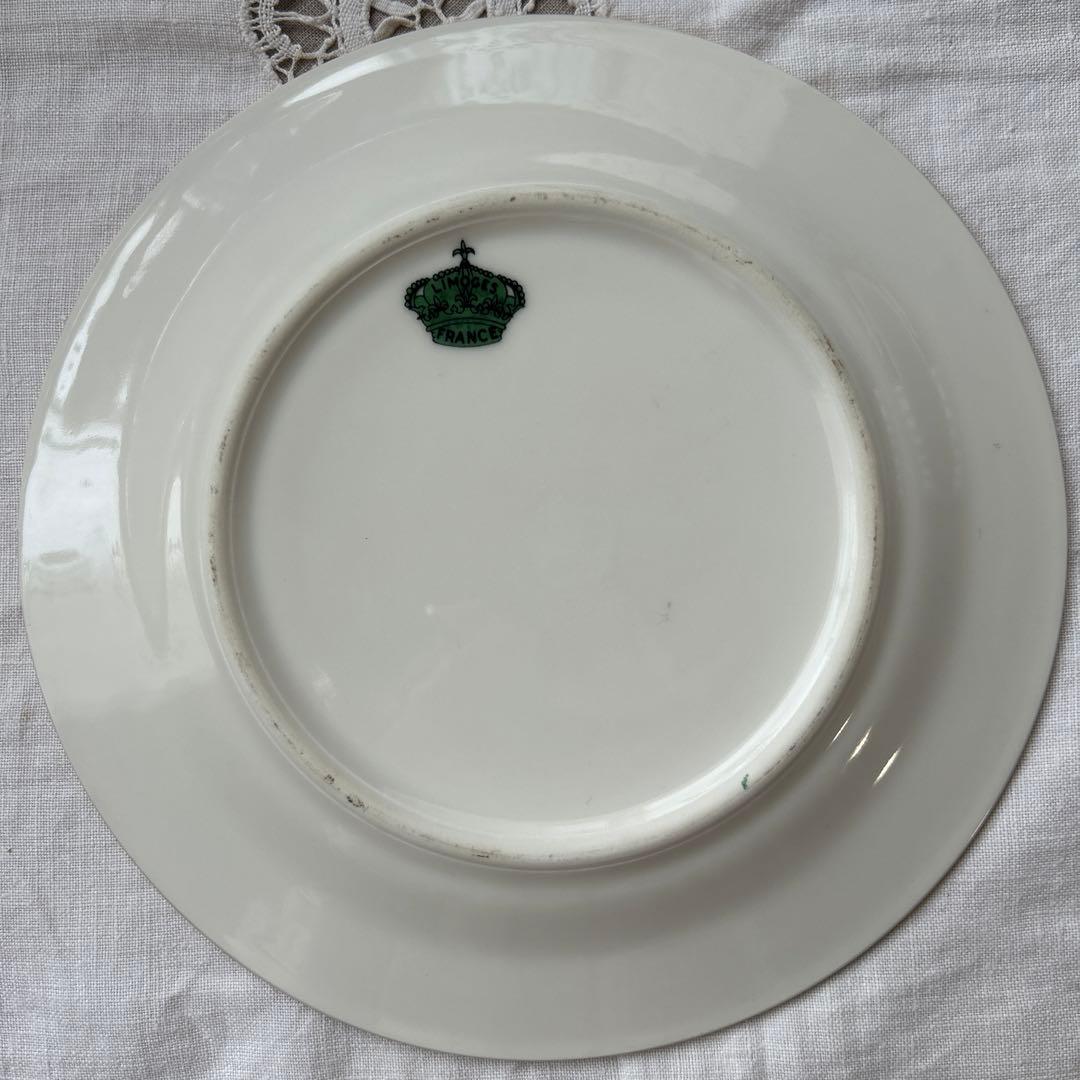 リモージュ　子供キッズ柄　プレート皿3枚セット　フランスアンティーク