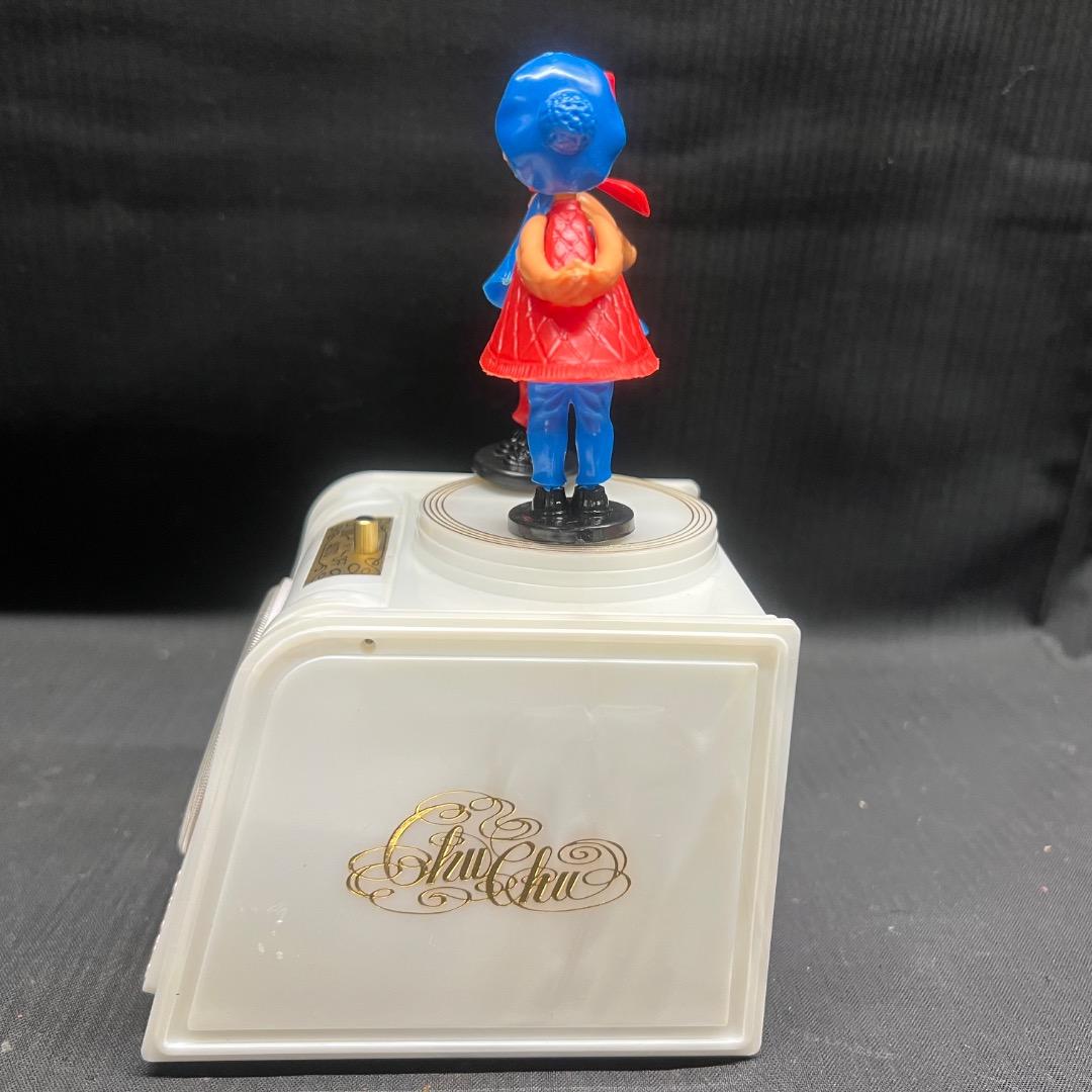 〇Nc左1053 昭和レトロ オルゴール 置時計 ChuChu