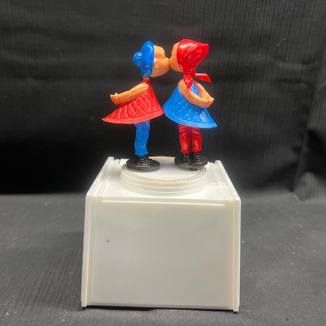 〇Nc左1053 昭和レトロ オルゴール 置時計 ChuChu