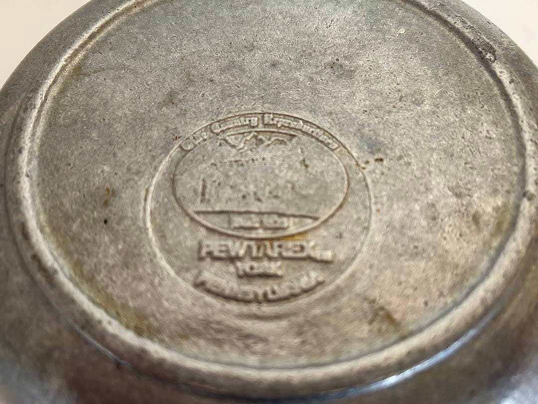 ピューター製　鍋とレードル