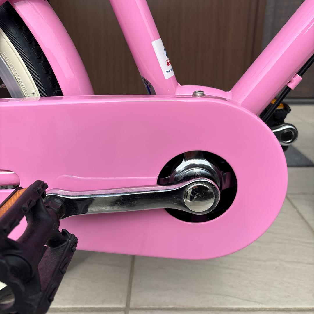 サイクルベースあさひ　子供用自転車　18インチ　前カゴ　補助輪付き　※福岡県