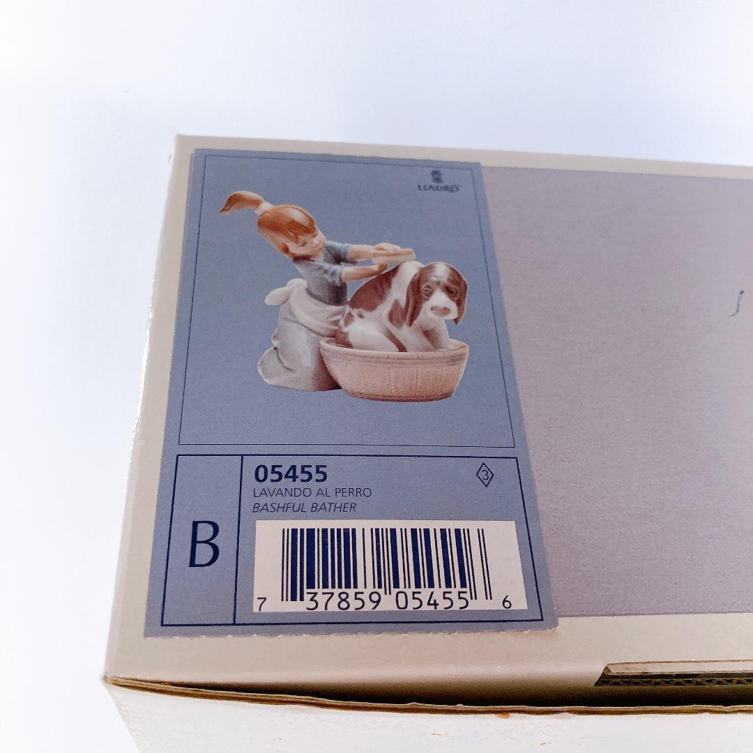 LLADRO リヤドロ きれいにしましょうね 少女・犬　05455|2616|☆