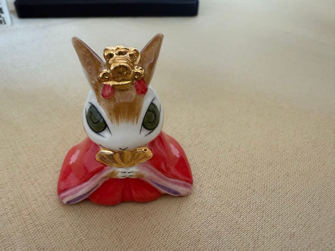 ダヤンとマーシィ雛人形セット 陶器製