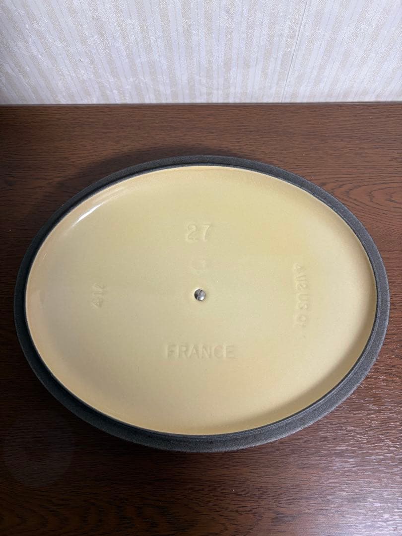 LE CREUSET ル・クルーゼ両手鍋 オレンジ27cm