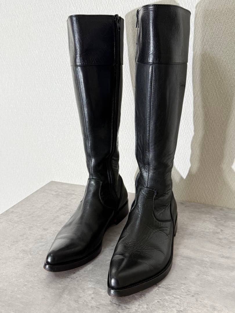 ヨウジヤマモト 03aw ロングレザーブーツ