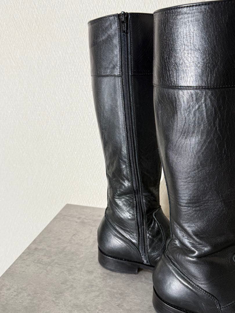ヨウジヤマモト 03aw ロングレザーブーツ