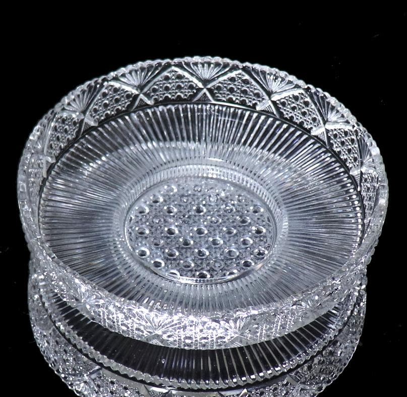 オールド・バカラ 1890年 錬鉄製 ドルフィン造形 大型コンポート ディアマン