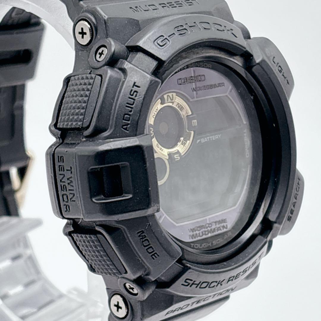 【動作品】CASIO G-SHOCK G-9300GB-1 マッドマン 黒金