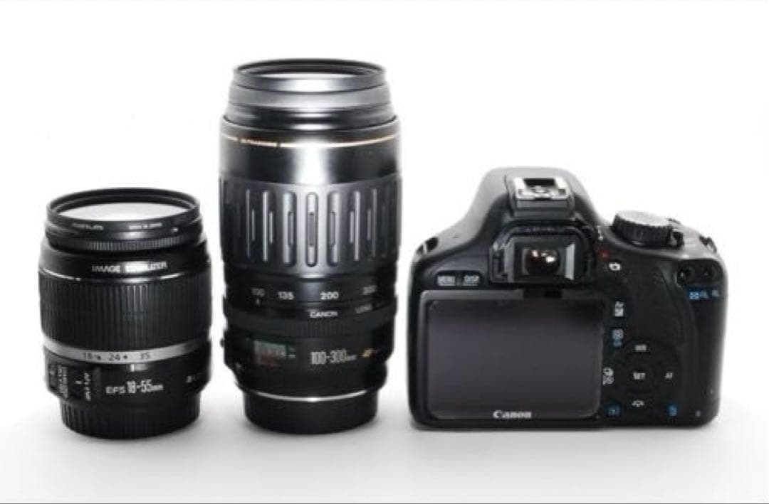 保証付きデジタル一眼レフダブルレンズセットCanon kiss X4
