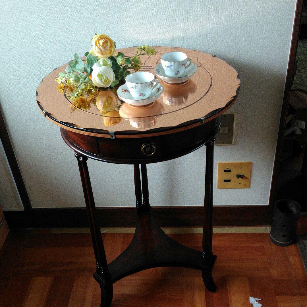 ▼▼最終値下げ▼▼ハンドル☆アンティークロゼ色ミラー