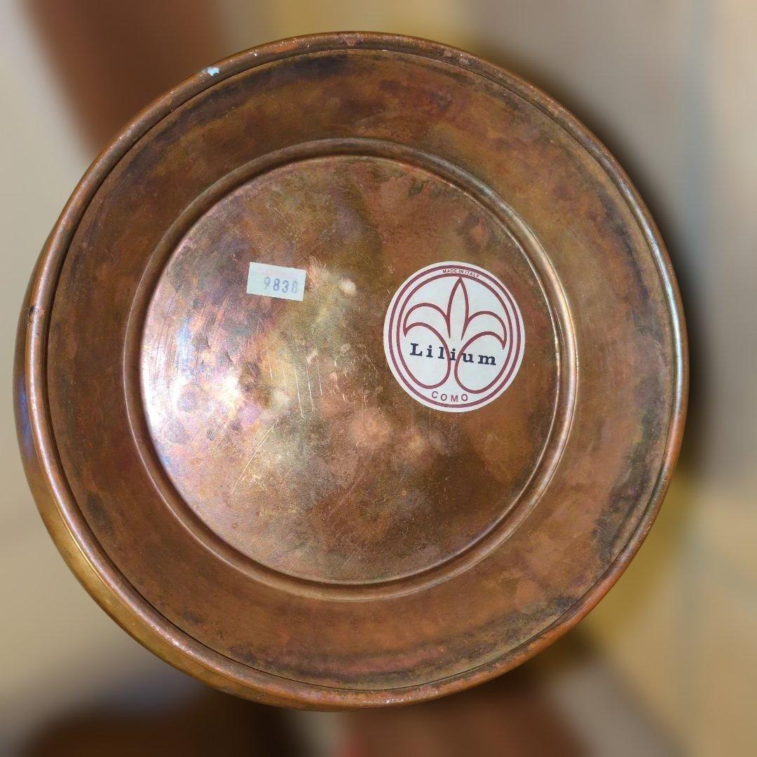 イタリア　Lilium社製　銅製ヴィンテージ傘立て　フラワースタンド