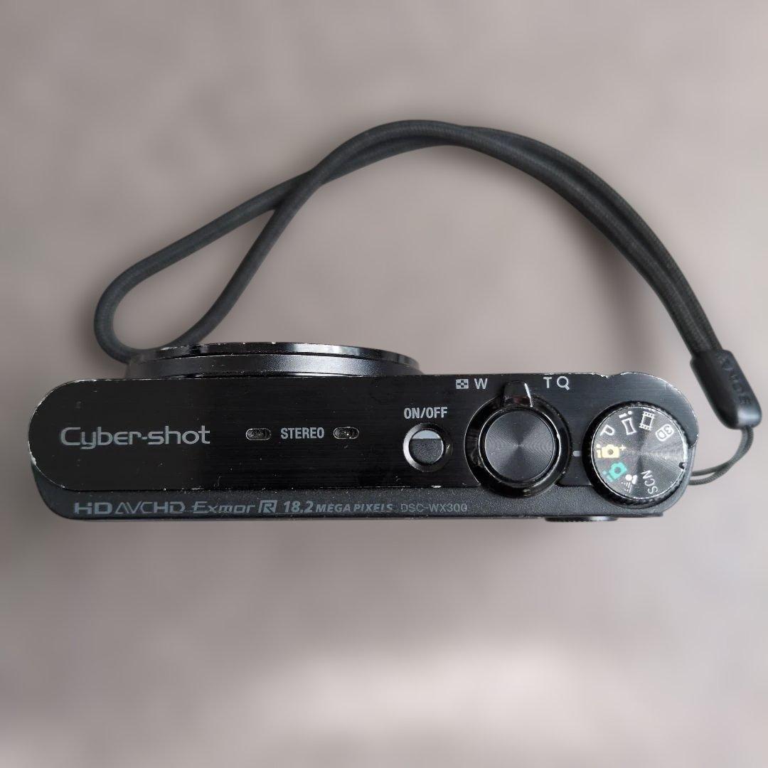 【ジャンク品】SONY DSC-WX300　デジタルカメラ　ブラック　黒　ソニー