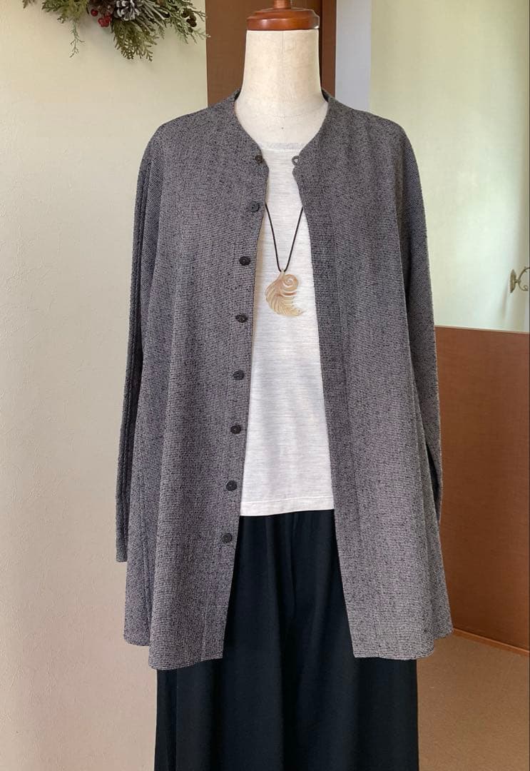 ヨーガンレール　ウールコットン平　ブラウス　未使用品　2023年