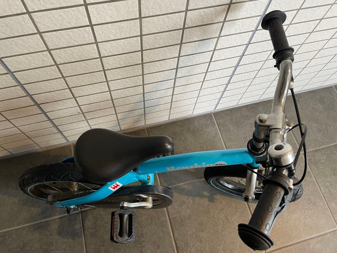 週末特価　へんしんバイク　3歳〜6歳用　限定カラー水色