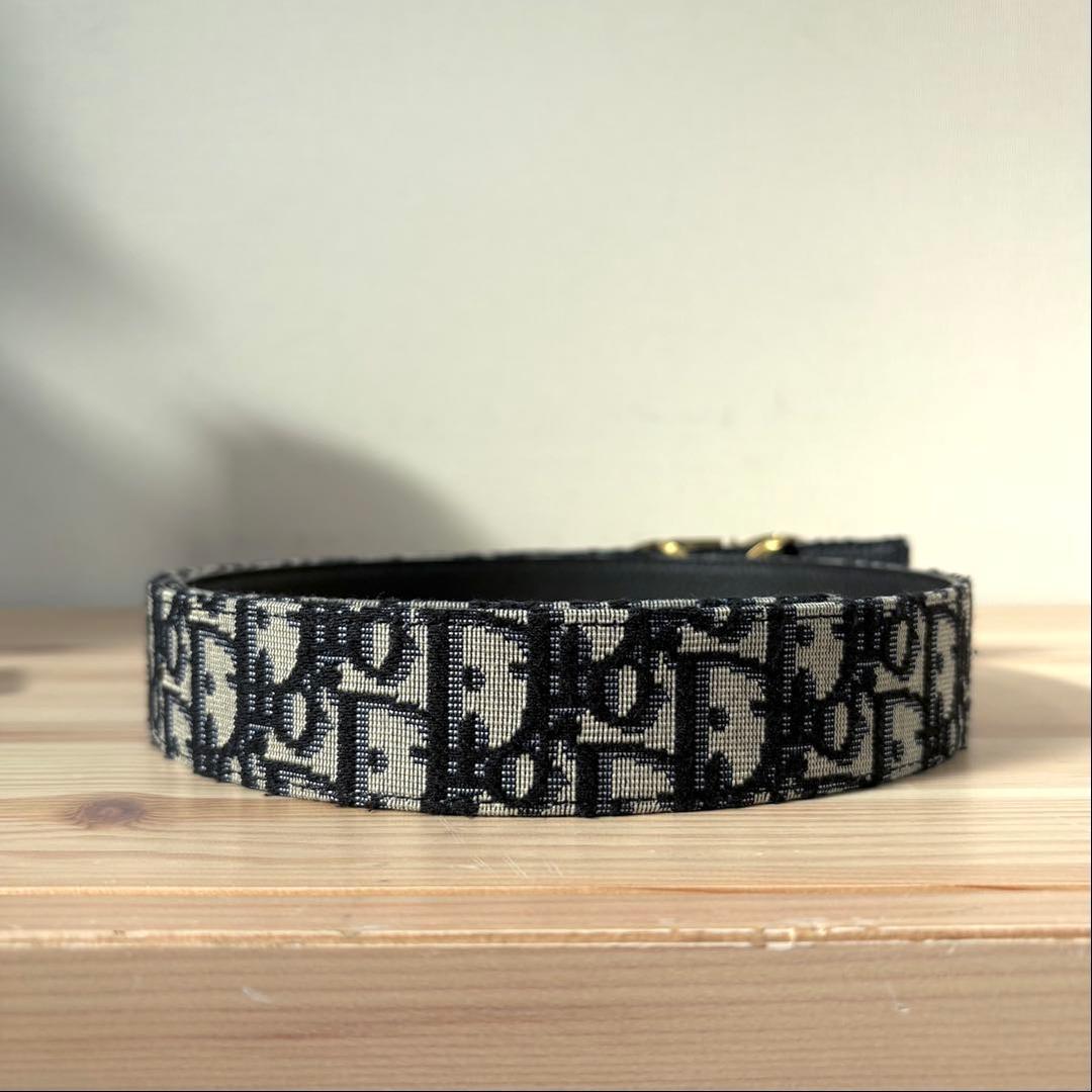 未使用級　Christian Dior CDロゴバックル　トロッター　ベルト95