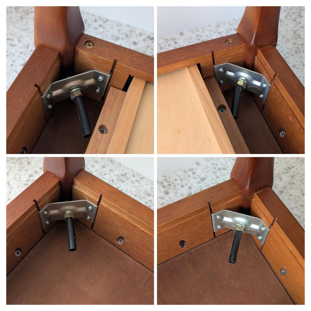 USED MARUNI マルニ ウッド サイドテーブル 猫脚 引き出し付き 廃番