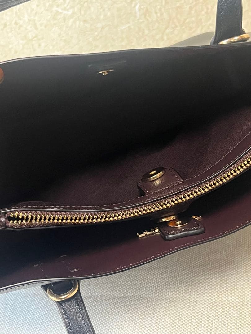 【美品】COACH ミニアベニュー キャリーオール トートバッグ