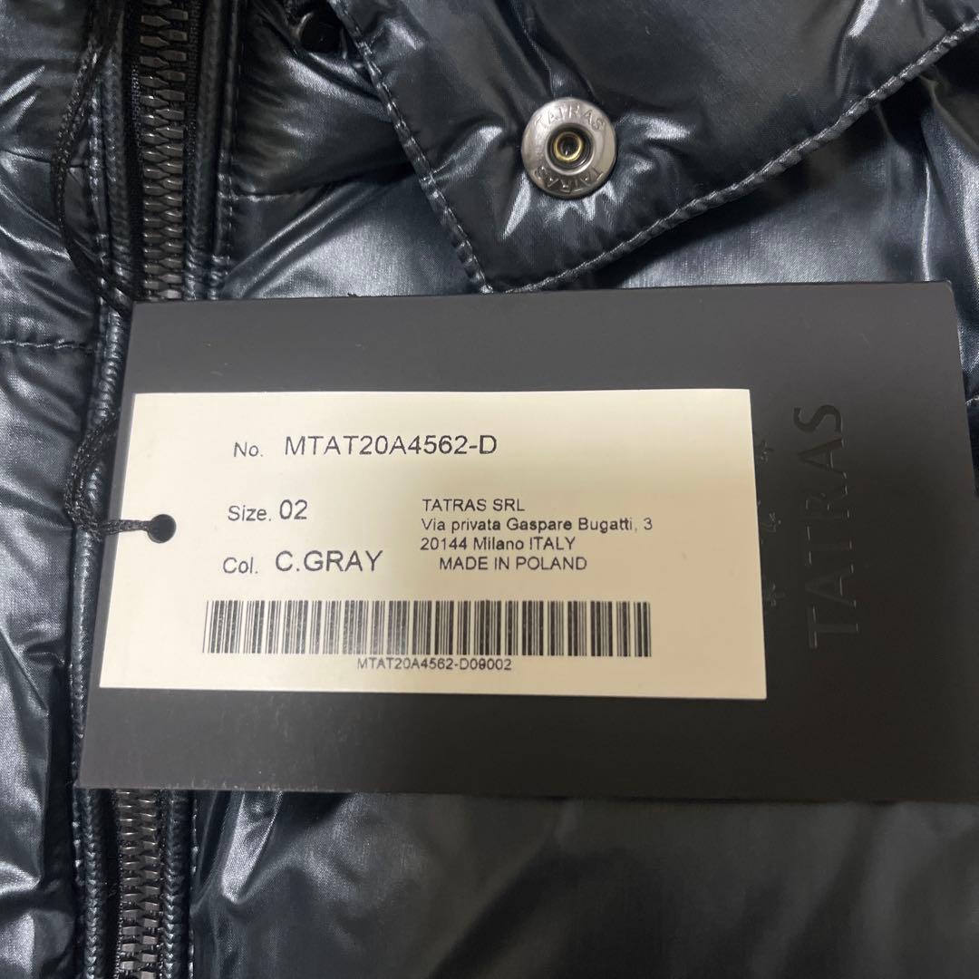 TATRAS フード付きダウンジャケット 02 C.GRAY