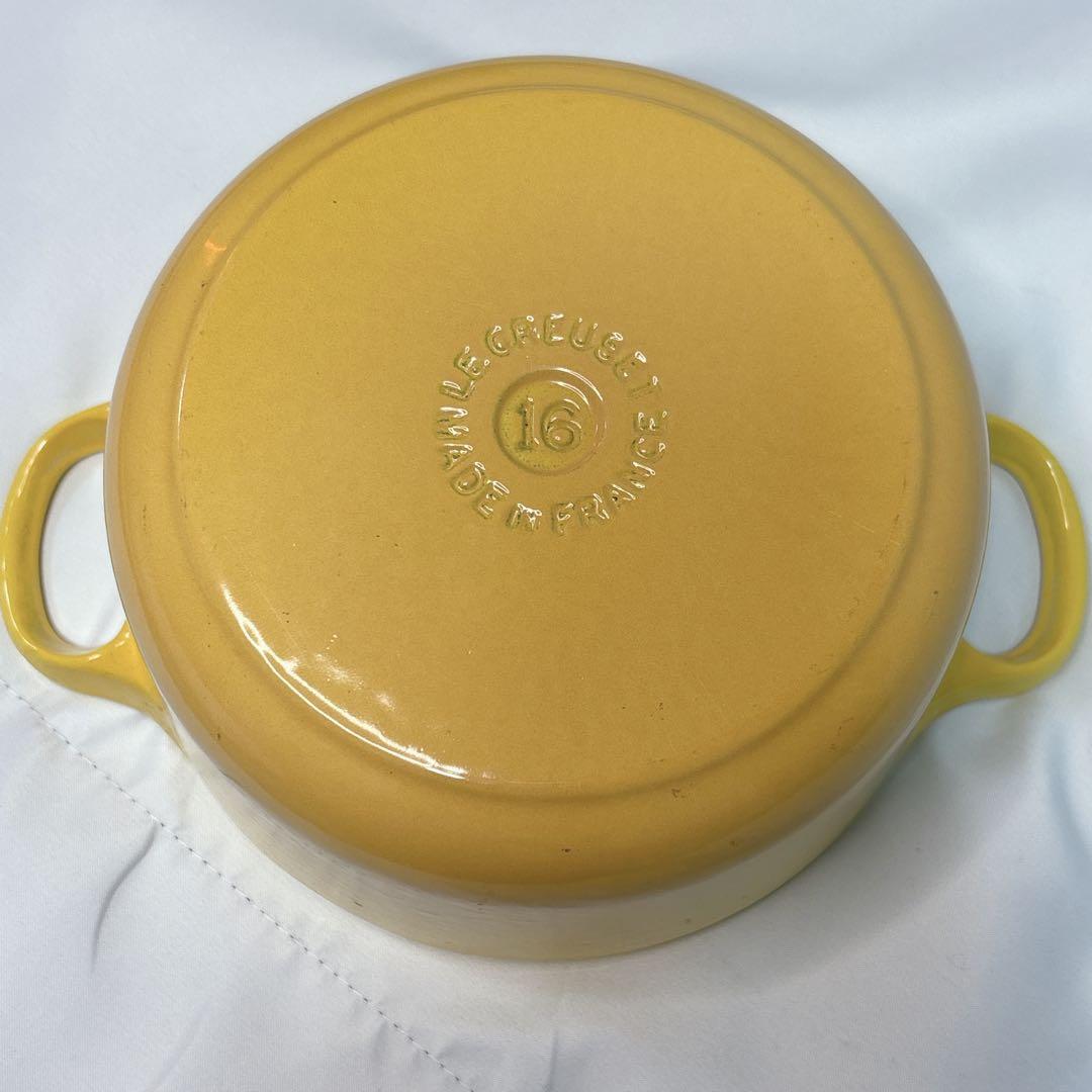 1回のみ使用✨️ル・クルーゼ 鋳物ホーロー鍋ココットロンド