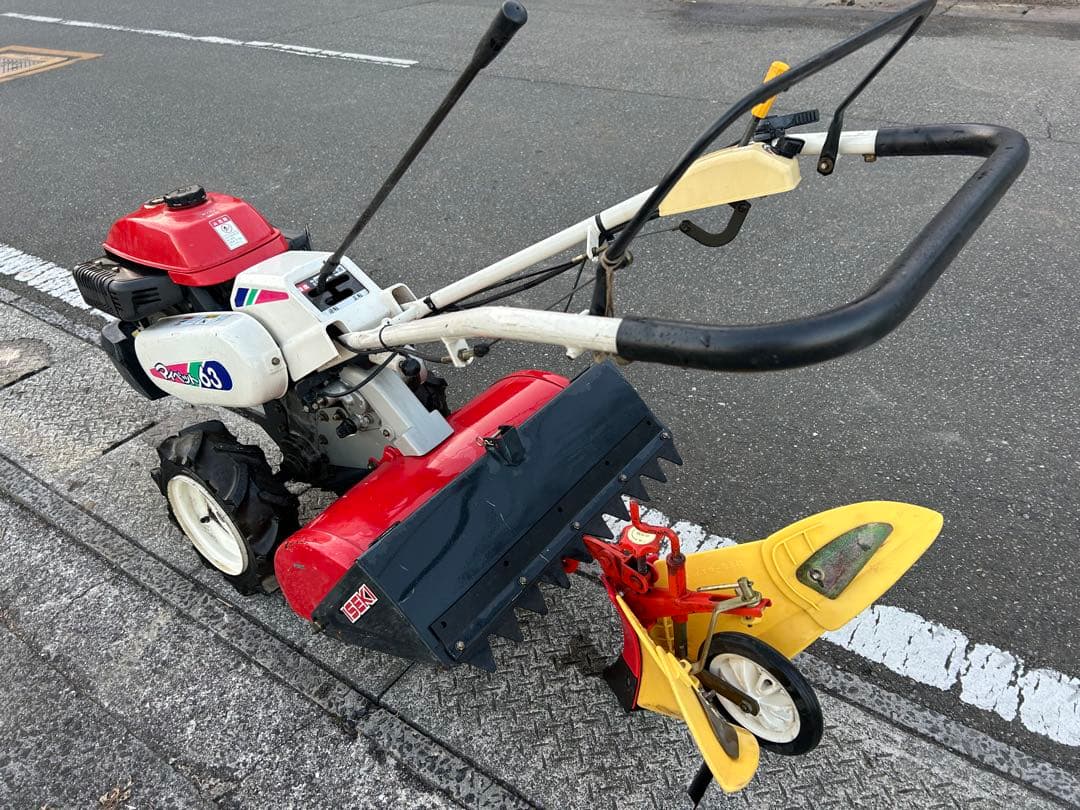 宮崎　イセキ　管理機 KCR63 5.3馬力 正逆転　耕運機 培土器　動画あり