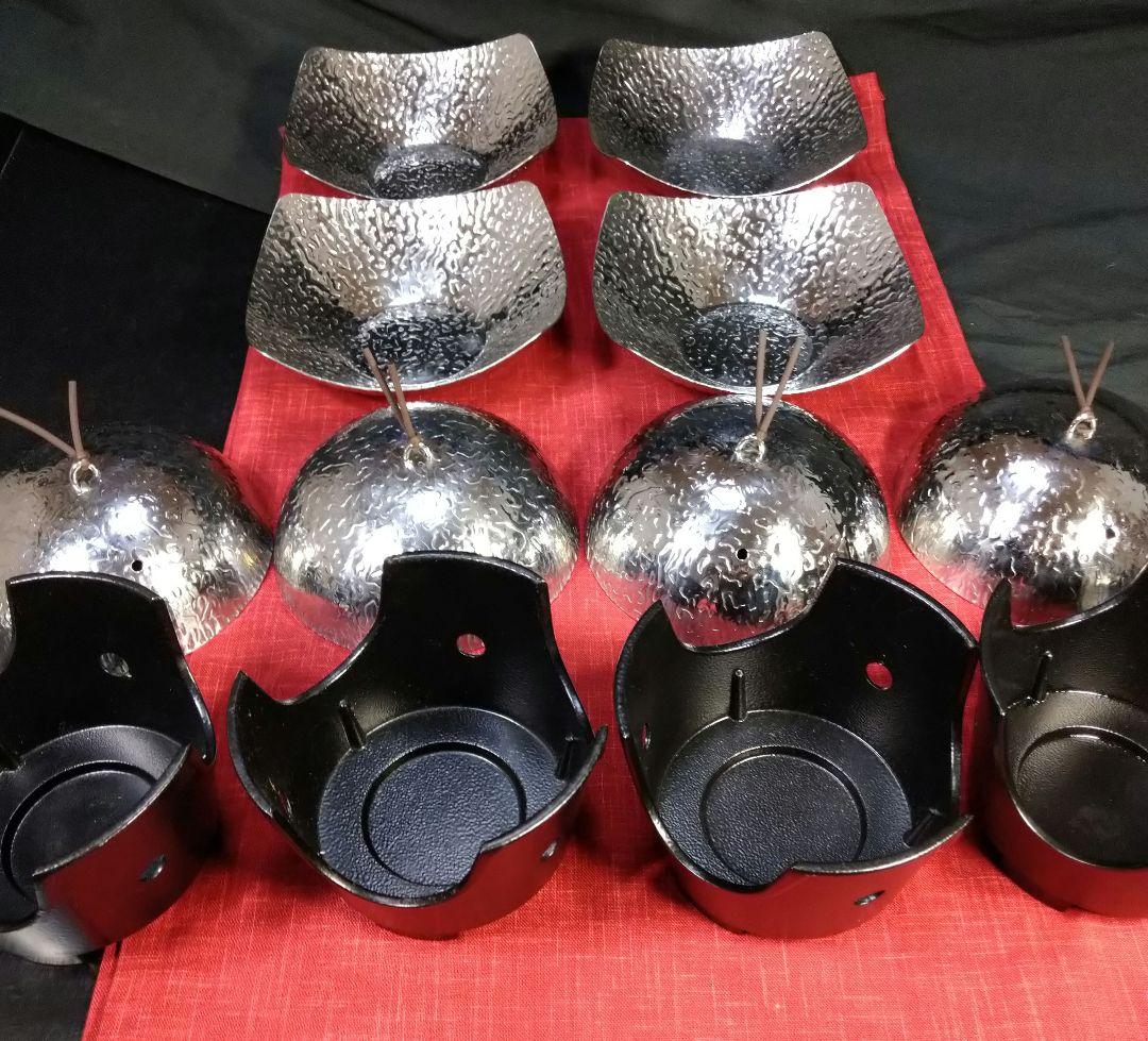 ♥豪華な高級【 ステンレス皿 食器 ・一人鍋】&ステンレス卓上丸型コンロ最後２組