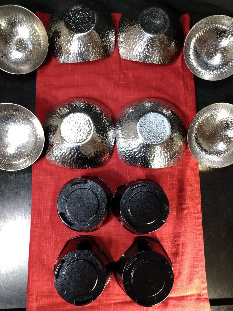 ♥豪華な高級【 ステンレス皿 食器 ・一人鍋】&ステンレス卓上丸型コンロ最後２組