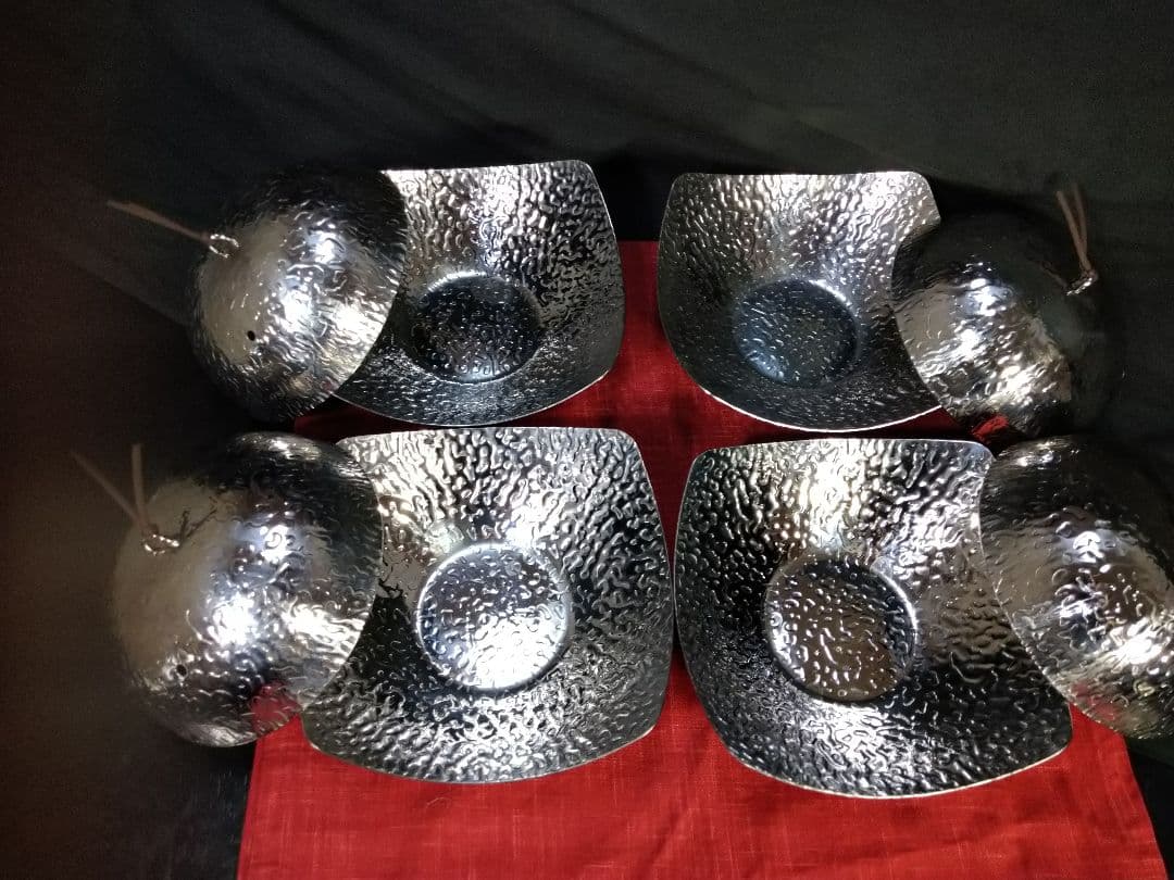 ♥豪華な高級【 ステンレス皿 食器 ・一人鍋】&ステンレス卓上丸型コンロ最後２組