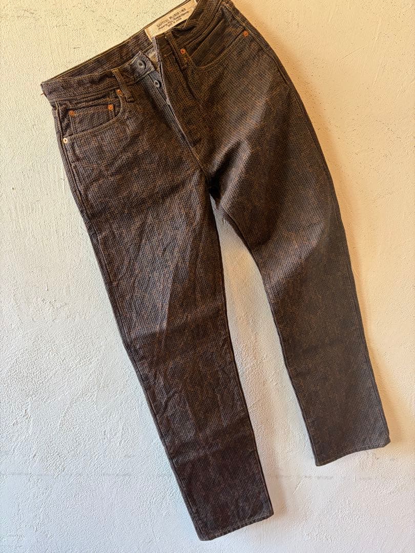 パンツ KAPITAL KAP-71 BROWN AND BLUE JEANS