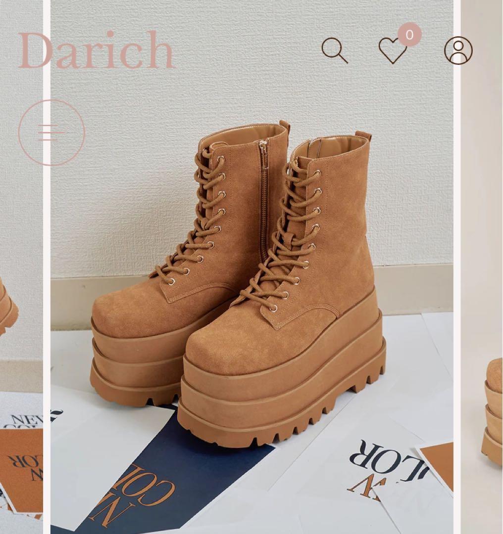 Darich トリプルソールエンジニアブーツ キャメル M